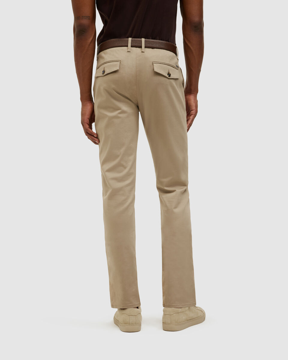 Ultra Slim Cotton-Tencel Chino, Tan, hi-res